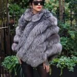 Silver Fox Poncho 13373