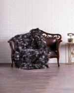 Silver Fox Fur Fur Blanket Throw Cover Penya - Image 2