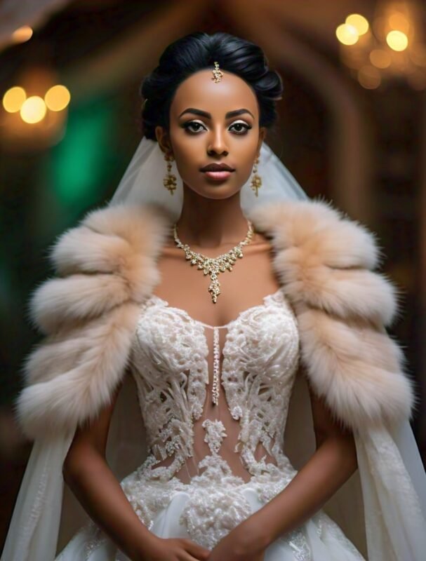 Snowtop Fox Shrug 83338