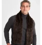 Sable Fur Scarf For Men