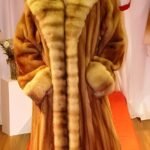 Whiskey Mink Coat Russian Golden Sable Tuxedo 2194