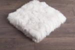 White Fox Fur Fur Blanket Throw Cover Helena - Image 2