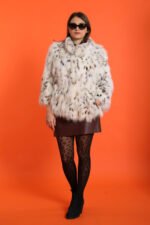 White Lynx Fur Jacket - Image 3