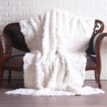 White Rex Fur Fur Blanket Throw