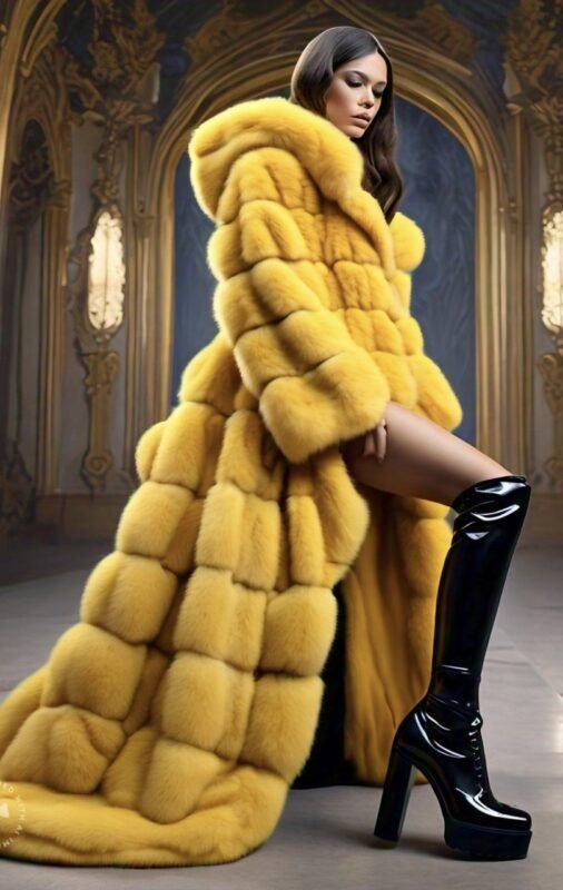 Yellow Fox Coat Directional 36363